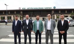 AK Partili Avcı, Rize-Artvin Havalimanı'nda inceleme