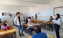 Alaçam Şehit Kadir Kara Anadolu İmam Hatip Lisesinde öğrencilere motivasyon etkinliği