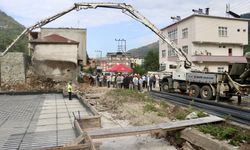 Maçka'da Aile Sağlığı Merkezi ve 112 Acil İstasyonu'nun temeli törenle atıldı