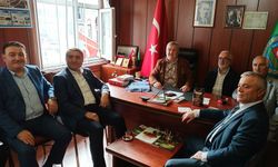 İl Başkanı Özçelik ve Sarıahmetoğlu’dan Başkan Metin’e Ziyaret