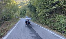 İtalyan gezgin bisikletle dünya turu yapıyor