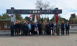 Tümgeneral Davut Ala, Bafra Şehitliği'ni ziyaret etti