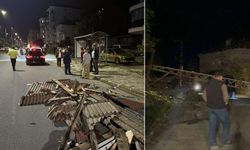 Çayeli’nde fırtına; çatıları uçurdu, elektrik direklerini kopardı