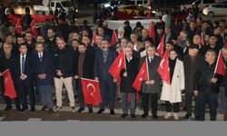 Amasya'da terör örgütü PKK'ya tepki