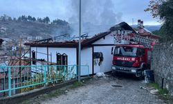 Tokat'ta tarihi konakta yangın sonucu hasar oluştu