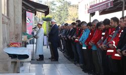 Trafik kazası sonucu hayatını kaybeden UMKE personelinin cenazesi defnedildi