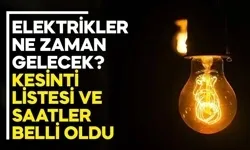 Adana'da 15 Aralık 2023 Cuma günü elektrik kesintisi yaşanması sonucu elektriksiz kalacak ilçeler ve mahallelerin güncel