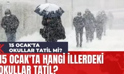 Rize'de okullar tatil mi? 15 Ocak Pazartesi Rize Valiliği kar tatili açıklaması...