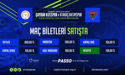 Çaykur Rizespor – Atakaş Hatayspor maçı biletleri satışa çıktı