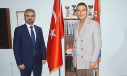 Tüfekçi'den Süper Lig Hakemliğine Yükleselen Okul Müdürüne Tebrik Ziyareti