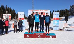 Bolu'da düzenlenen Kayaklı Koşu 2. Etap Yarışları sona erdi
