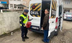 Giresun'da okul servis araçları denetlendi