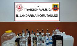 Trabzon'da sahte içki ele geçirildi