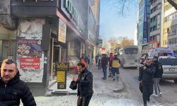 Zonguldak'ta bir dükkanın bacasında çıkan yangın söndürüldü