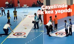 Okul Sporları Floor Curling Yıldızlar grup birinciliği müsabakaları Çayeli’nde yapıldı