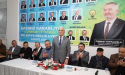 AK Parti'li Yılmaz'dan 19 Mayıs seçim koordinasyon merkezine ziyaret