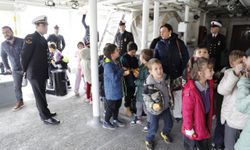 Samsun'da Sahil Güvenlik Arama Kurtarma Gemisi ziyarete açıldı