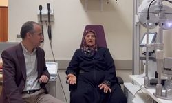 Tokat'ta iki gözü görmeyen kadın ameliyatla tek gözü görmeye başladı