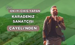 "Çayelili Sanatçı Gökhancan Boşnakoğlu'na Ödül Takdim Edildi"