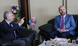 Bilal Erdoğan'dan Başkan Metin'e hayırlı olsun ziyareti