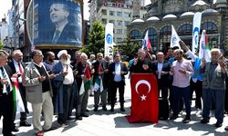 İsrail'in Gazze'ye yönelik saldırıları Rize'de protesto edildi