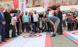 Havza'da Floor Curling Turnuvası düzenlendi