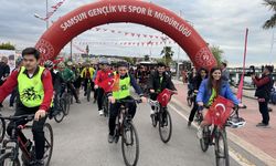 Samsun'da bisiklet turu düzenlendi