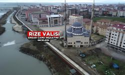 Rize Valisi Baydaş, Ensar Camii İnşaatını İnceledi: "Desteklerinizi Bekliyoruz"