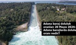 Adana baraj doluluk oranları 20 Mayıs 2024: Adana barajlarda doluluk oranı nedir?