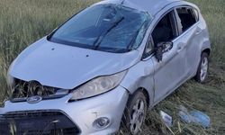 Gerede'de tarlaya devrilen otomobildeki 3 kişi yaralandı