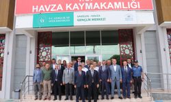 Havza'da bayramlaşma programı düzenlendi