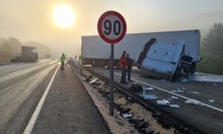 Bolu'da zincirleme trafik kazasında 5 kişi yaralandı