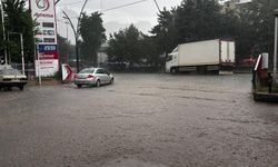 Güresun'da yağış etkili oldu