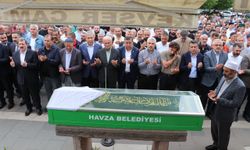 Havza Belediye Başkanı İkiz'in annesinin cenazesi defnedildi
