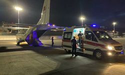 Trabzon'da kalp rahatsızlığı bulunan 2 çocuk ambulans uçakla Ankara'ya sevk edildi