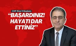 CHP Rize İl Başkanı Deniz: “Başardınız! Hayatı Dar Ettiniz”