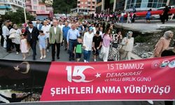 Rize’de 15 Temmuz, Şehitleri Anma Yürüyüşü ile Başladı