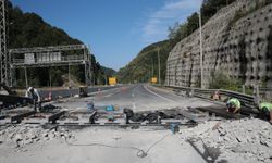 Bolu Dağı Tüneli'nde heyelan riskini ortadan kaldıracak çalışmalar sürüyor