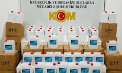 Samsun'da 640 litre etil alkol ele geçirildi