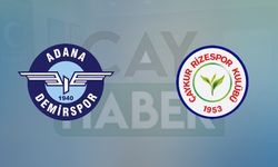 Adana Demirspor- Çaykur Rizespor maçının ilk 11’leri belli oldu