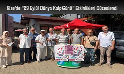 Rize’de “29 Eylül Dünya Kalp Günü” Etkinlikleri Düzenlendi