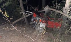 Çorum'da motosikletle dere yatağına düşen baba ve oğlunu AFAD ekibi kurtardı