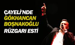 Çayeli’nde Gökhancan Boşnakoğlu rüzgarı esti