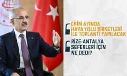 Bakan Uraloğlu, Rize’de gazetecilerin sorularını cevapladı