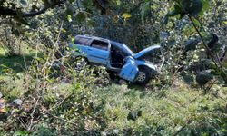 Giresun'da şarampole devrilen otomobildeki 1 kişi öldü, 3 kişi yaralandı