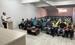 Gümüşhacıköy'de öğrenci servis şoförlerine eğitim verildi