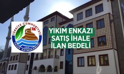 Pazar Milli Emlak Şefliği Yıkım Enkazı Satış İhale İlan Bedeli