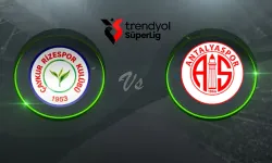 Rize'de 11'ler Belli Oldu! Çaykur Rizespor – Antalyaspor Maçına Dakikalar Kaldı!