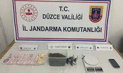 Düzce'de evinde uyuşturucu ele geçirilen şüpheli gözaltına alındı