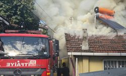 Tokat'ta çıkan yangında iki katlı ev kullanılmaz hale geldi